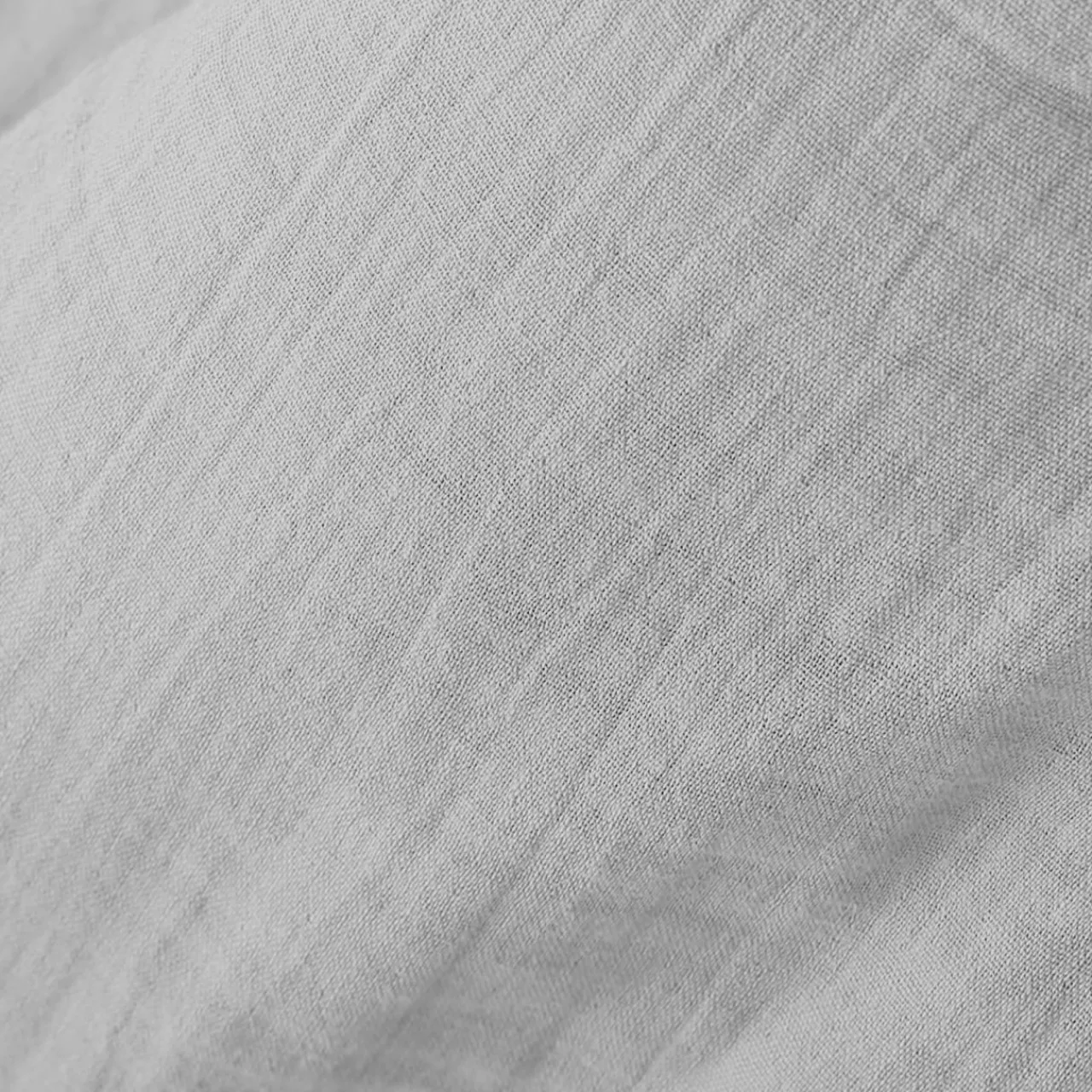 Protection De Literie|EMINZA Cache-sommier Gaze de coton (140 x 190 cm) Gaïa Gris nuage Gris clair