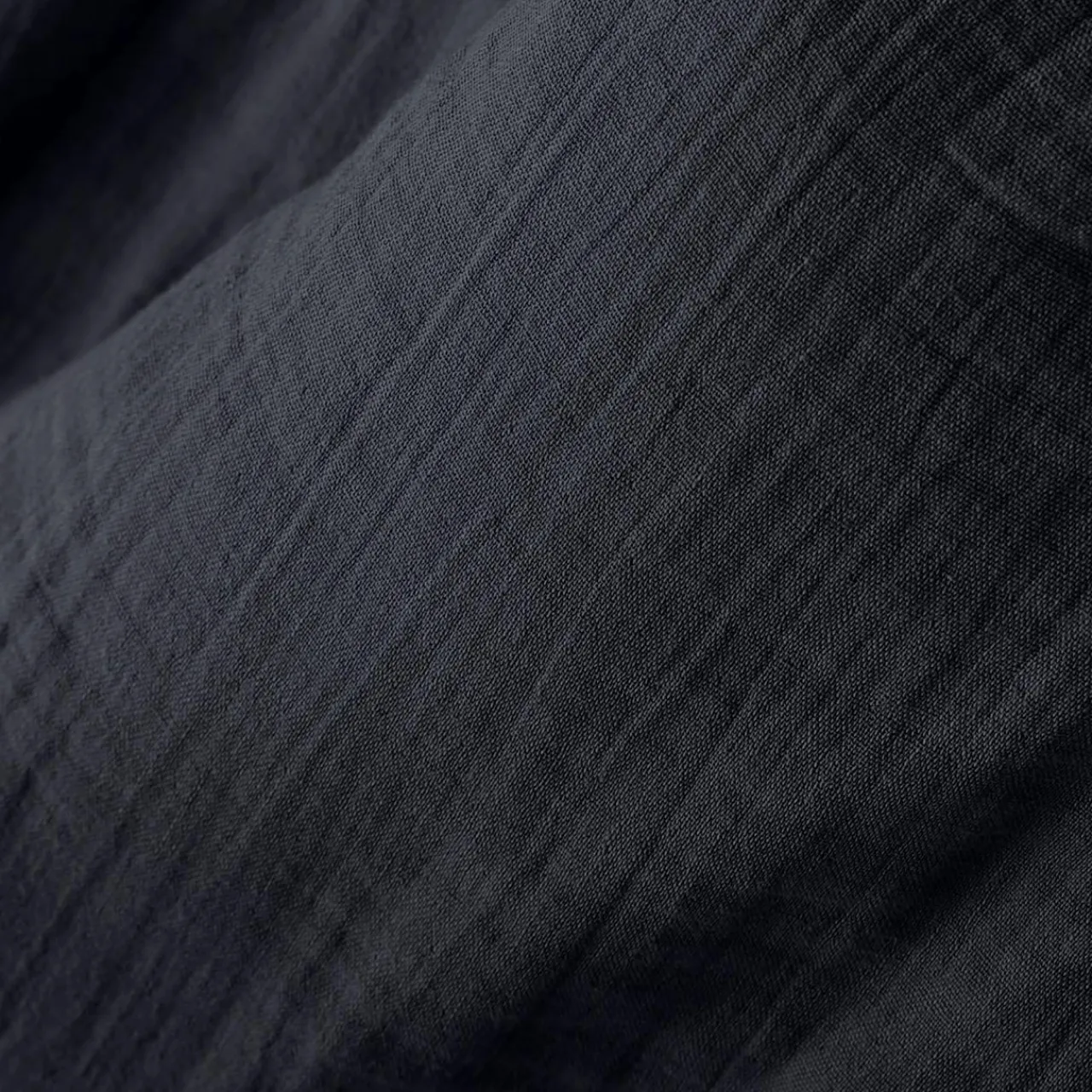 Protection De Literie|EMINZA Cache-sommier Gaze de coton (180 x 200 cm) Gaïa Bleu nuit