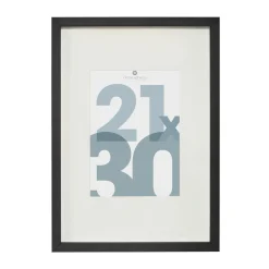 Toile, Cadre, Déco Murale|ATMOSPHERA Cadre photo (21 x 30 cm) Manu Noir