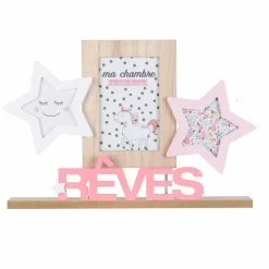 Objet Déco Enfant|HOME DECO KIDS Cadre photo Rêves Rose