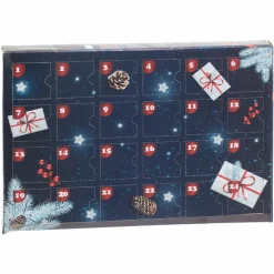 Déco Et Objet De Noël|Feeric Lights & Christmas Calendrier de l'Avent Personnages pour village de noel Bleu