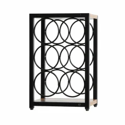 Range Bouteilles|EMINZA Casier range-bouteilles industriel 6 emplacements (H20 cm) Sacha Noir