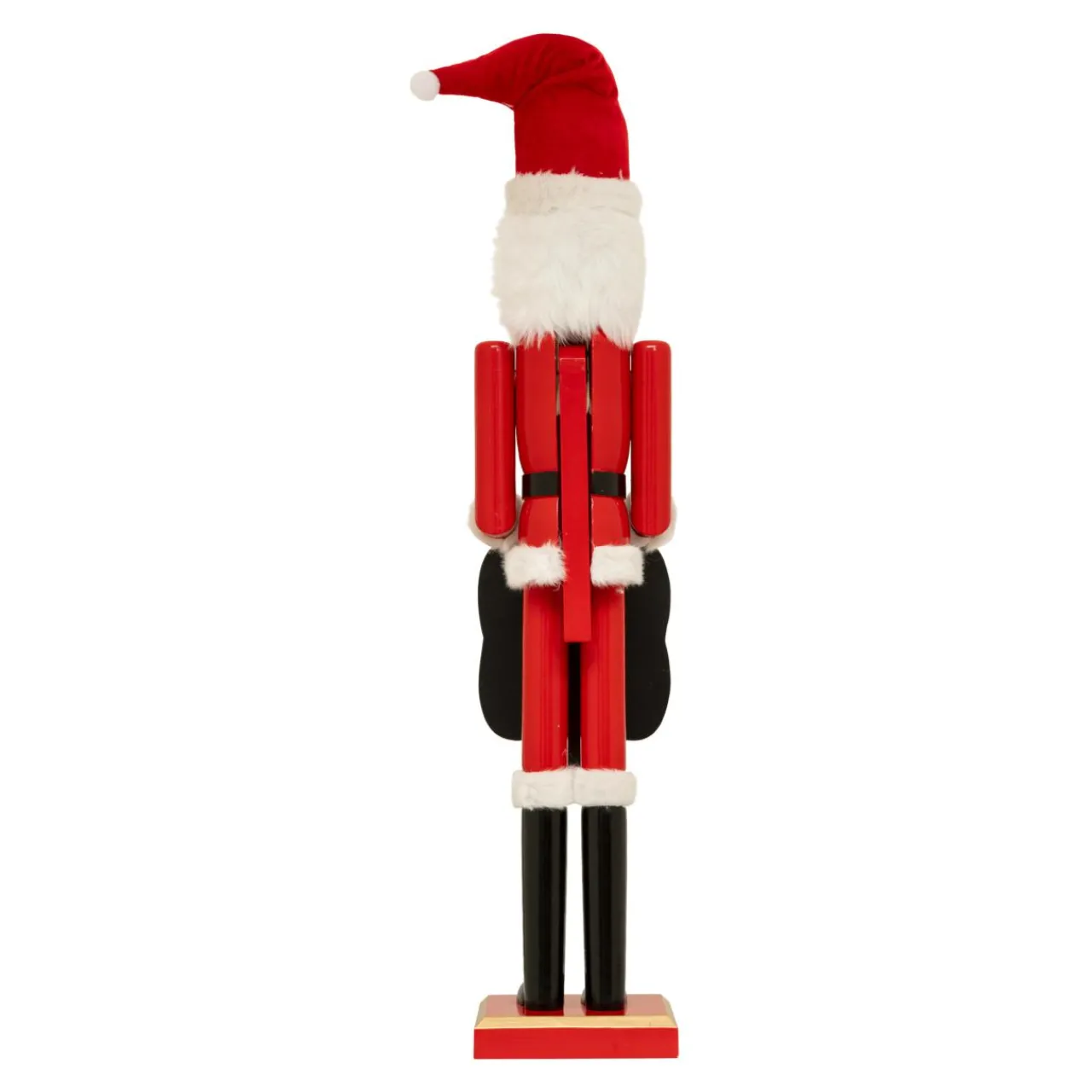 Personnage, Objet Grand Format|Père Noël, Animaux Et Personnage|JJA Casse-noisette en bois (H90 cm) Ambroise et son ardoise Rouge