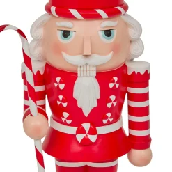 Personnage, Objet Grand Format|Père Noël, Animaux Et Personnage|JJA Casse-noisette (H91 cm) Sir Biscuit et Blanc Rouge