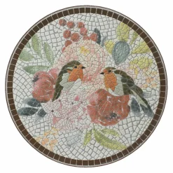 Chaise De Jardin|Salon De Balcon|#N/A Chaise bistrot pliable en mosaïque Aberdeen Marron