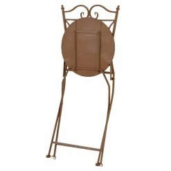 Chaise De Jardin|Salon De Balcon|#N/A Chaise bistrot pliable en mosaïque Aberdeen Marron