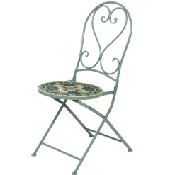 Chaise De Jardin|Salon De Balcon|#N/A Chaise de bistrot pliable Cancùn sauge Vert