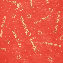 Nappe Et Chemin De Table|Feeric Lights & Christmas Chemin de table Noël (500 x 28 cm) Message et or Rouge