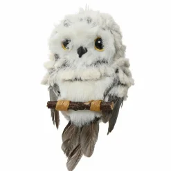 Décoration De Sapin|KAEMINGK Chouette à suspendre (H8 cm) Bae Blanc