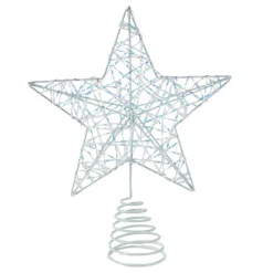 Cimier De Sapin|KAEMINGK Cimier de sapin Kily Blanc irisé Transparent irisé