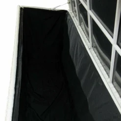 Coffre De Rangement|MOBELLIA Coffre de rangement extérieur en résine tressée Calvi Blanc