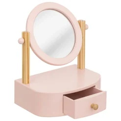 Jouet, Cadeau De Naissance|Objet Déco Enfant|Atmosphera cru017dateur d'intu017drieur for kids Coiffeuse à poser enfant bois (H28 cm) Louna Rose