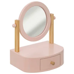 Jouet, Cadeau De Naissance|Objet Déco Enfant|Atmosphera cru017dateur d'intu017drieur for kids Coiffeuse à poser enfant bois (H28 cm) Louna Rose