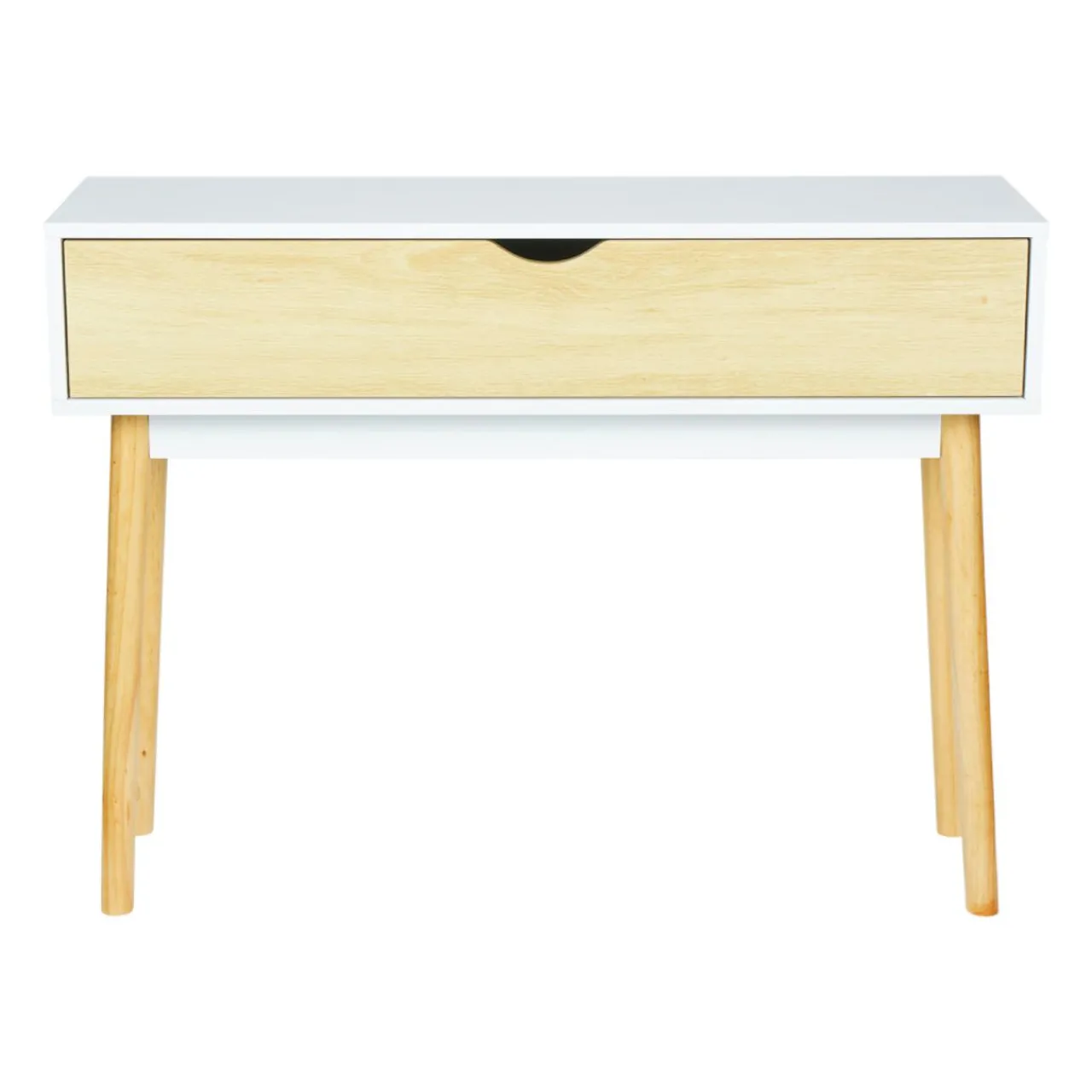 Etagère, Meuble Modulable|OSTARIA Console bois (H75 cm) Hortense he Blanc
