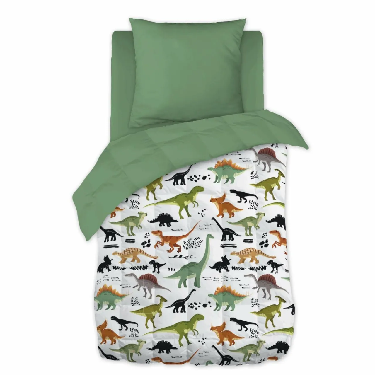 Linge De Lit Enfant|Linge De Lit Enfant|L'EFFET PAPILLON Couette imprimée enfant (140 x 200 cm) Cretace e Vert