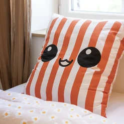 Linge De Lit Enfant|Linge De Lit Enfant|L'EFFET PAPILLON Couette imprimée enfant et une taie d'oreiller (140 x 200 cm) Fresh popcorn Rouge