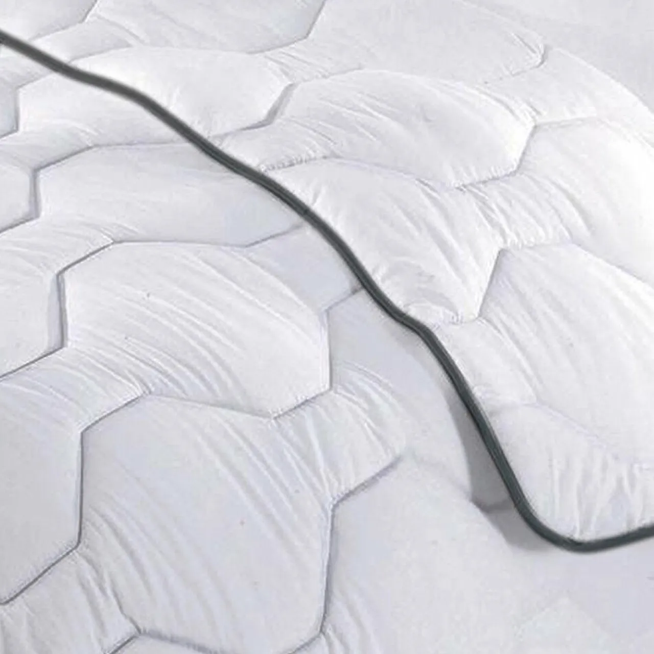 Couette, Oreiller, Traversin|EMINZA Couette très chaude enveloppe percale de coton (240 x 220 cm) Galaxie he Blanc