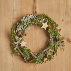 Couronne De Noël|Feeric Lights & Christmas Couronne de Noël (D32 cm) Greywood et nature Vert