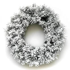 Couronne De Noël|EMINZA Couronne de Noël (D40 cm) Royal Vert enneigé Sapin enneigé