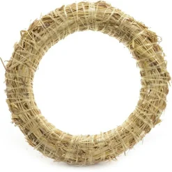 Couronne De Noël|KAEMINGK Couronne de Noël en paille (D50 cm) à décorer Naturel