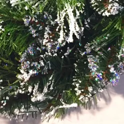 Couronne De Noël|KAEMINGK Couronne de Noël sapin (D50 cm) Finley Vert enneigé Sapin enneigé