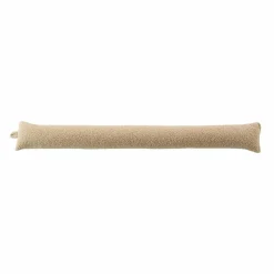 Coussin Bas, Bloc Porte|douceur d'intu017drieur Coussin bas de porte bouclette (80 x 10 cm) Wooly Beige