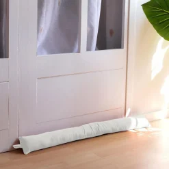 Coussin Bas, Bloc Porte|ENJOY HOME Coussin bas de porte coton recyclé (80 x 8 cm) Dune Ecru