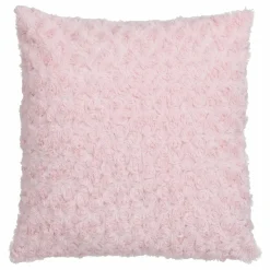 Coussin Et Housse|ATMOSPHERA Coussin carré (45 x 45 cm) Bouclée Rose Rose poudré
