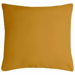 Coussin Et Housse|LOVELY CASA Coussin carré (60 x 60 cm) Nelson Jaune curry Jaune moutarde