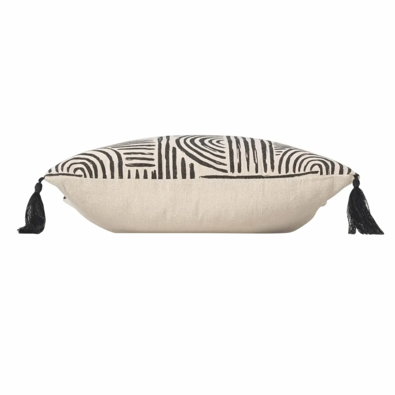 Coussin Et Housse|DOUCEUR D'INTERIEUR Coussin carré (45 x 45 cm) Pandore Noir
