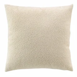Coussin Et Housse|douceur d'intu017drieur Coussin carré bouclette (45 cm) Wooly Ecru Beige