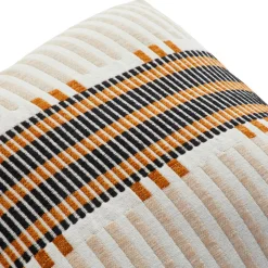 Coussin Et Housse|Atmosphera, cru017dateur d'intu017drieur Coussin carré brodé (40 x 40 cm) Jangwa Beige