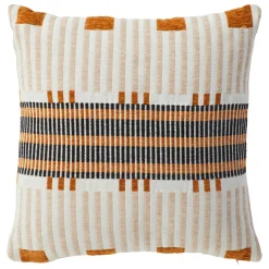 Coussin Et Housse|Atmosphera, cru017dateur d'intu017drieur Coussin carré brodé (40 x 40 cm) Jangwa Beige
