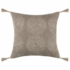 Coussin Et Housse|LOVELY CASA Coussin carré coton (40 cm) Sultan Marron