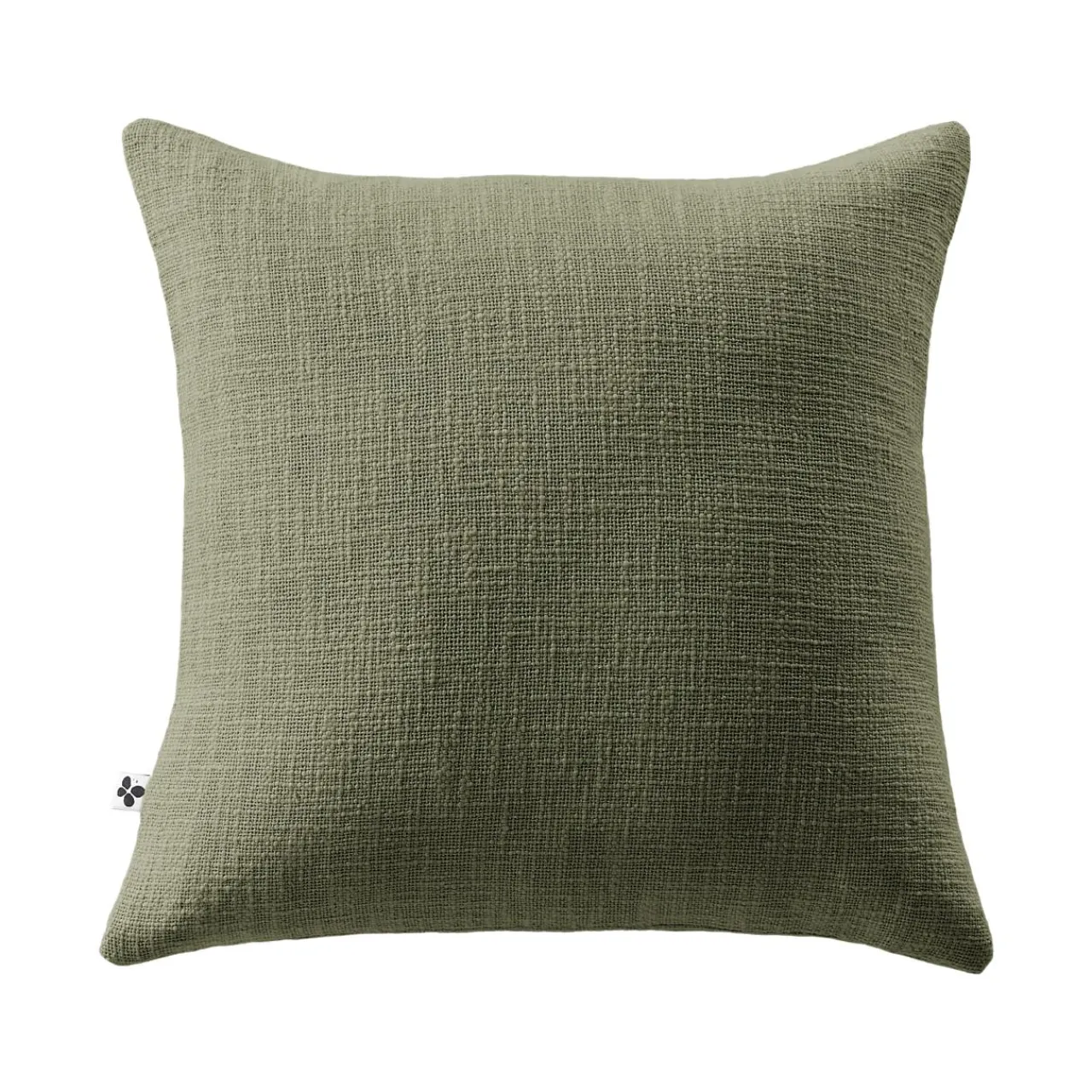 Coussin Et Housse|L'EFFET PAPILLON Coussin carré coton (45 x 45 cm) Sixtine Vert romarin