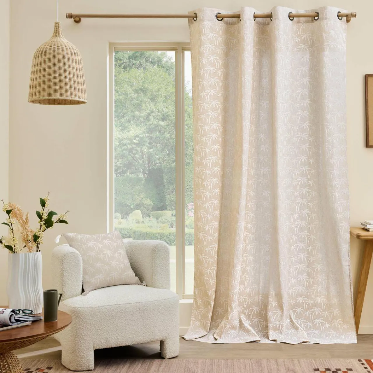 Coussin Et Housse|douceur d'intu017drieur Coussin carré coton (45 x 45 cm) Saharis Beige