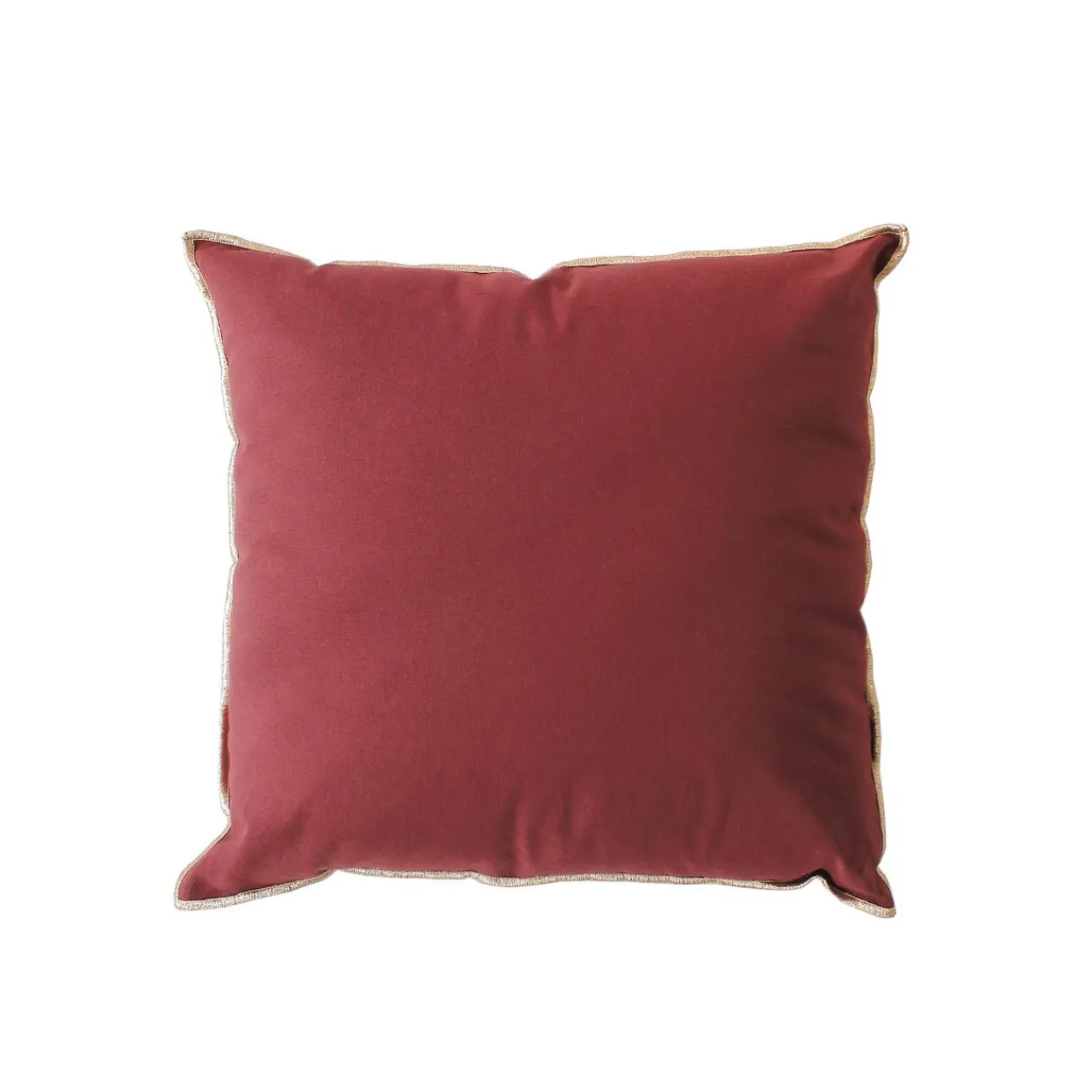 Coussin Et Housse|ENJOY HOME Coussin carré coton (40 x 40 cm) Harmony grenat Rouge