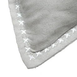 Coussin Et Housse|STOF Coussin carré coton (50 x 50 cm) Joséphine Gris clair