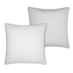 Coussin Et Housse|STOF Coussin carré coton (50 x 50 cm) Joséphine Gris