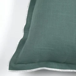 Coussin Et Housse|STOF Coussin carré coton (45 x 45 cm) Helios Vert