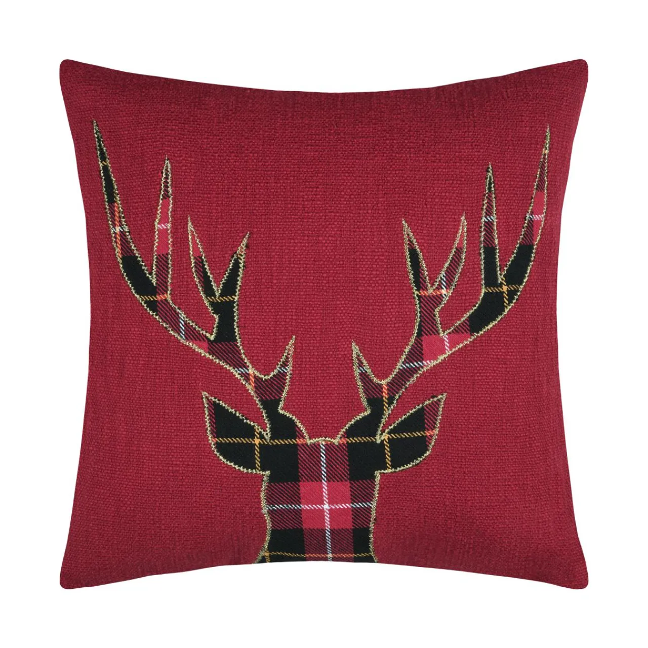 Coussin Et Housse|STOF Coussin carré coton (45 x 45 cm) Finna Rouge