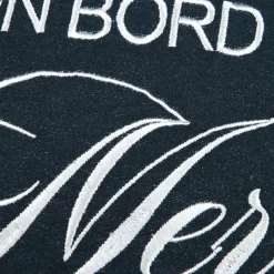 Coussin Et Housse|STOF Coussin carré coton (50 x 50 cm) Bordemer Bleu marine