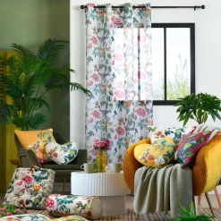 Coussin Et Housse|STOF Coussin carré coton (45 x 45 cm) Emmy Ecru