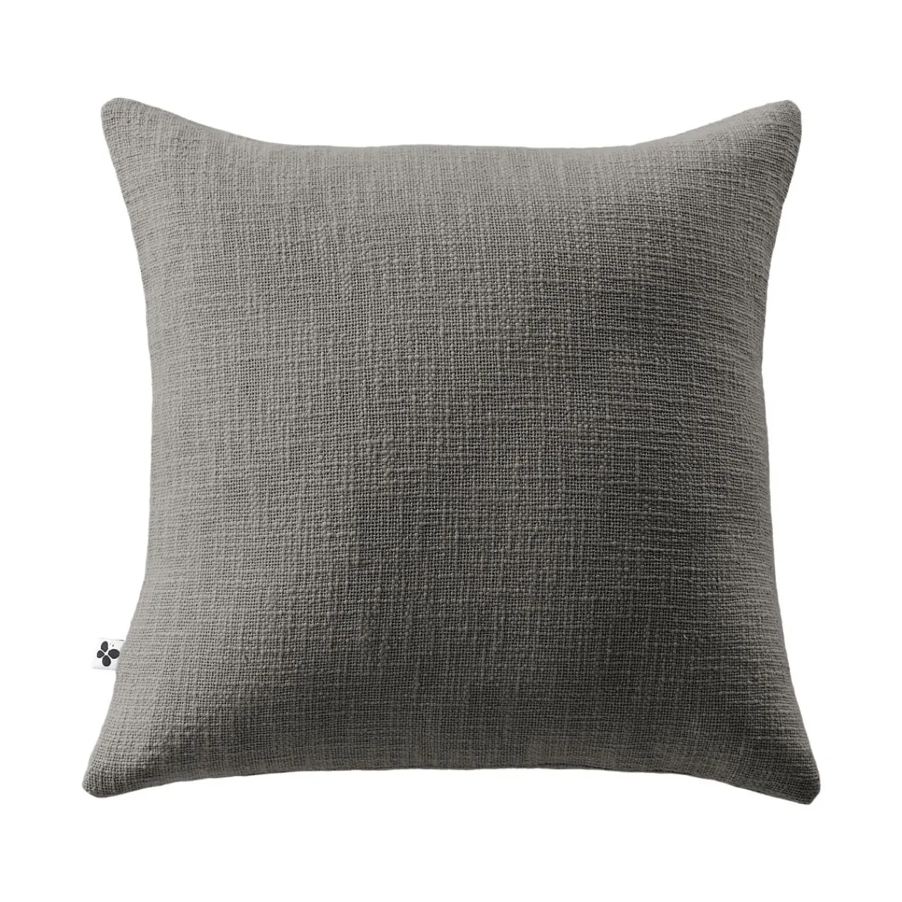 Coussin Et Housse|L'EFFET PAPILLON Coussin carré coton (45 x 45 cm) Sixtine Gris ardoise Gris foncé