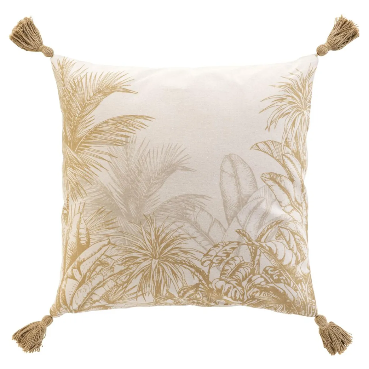 Coussin Et Housse|douceur d'intu017drieur Coussin carré coton (45 x 45 cm) Dune Ecru