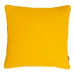 Coussin Et Housse|EMINZA Coussin carré coton (60 x 60 cm) Pixel Jaune moutarde