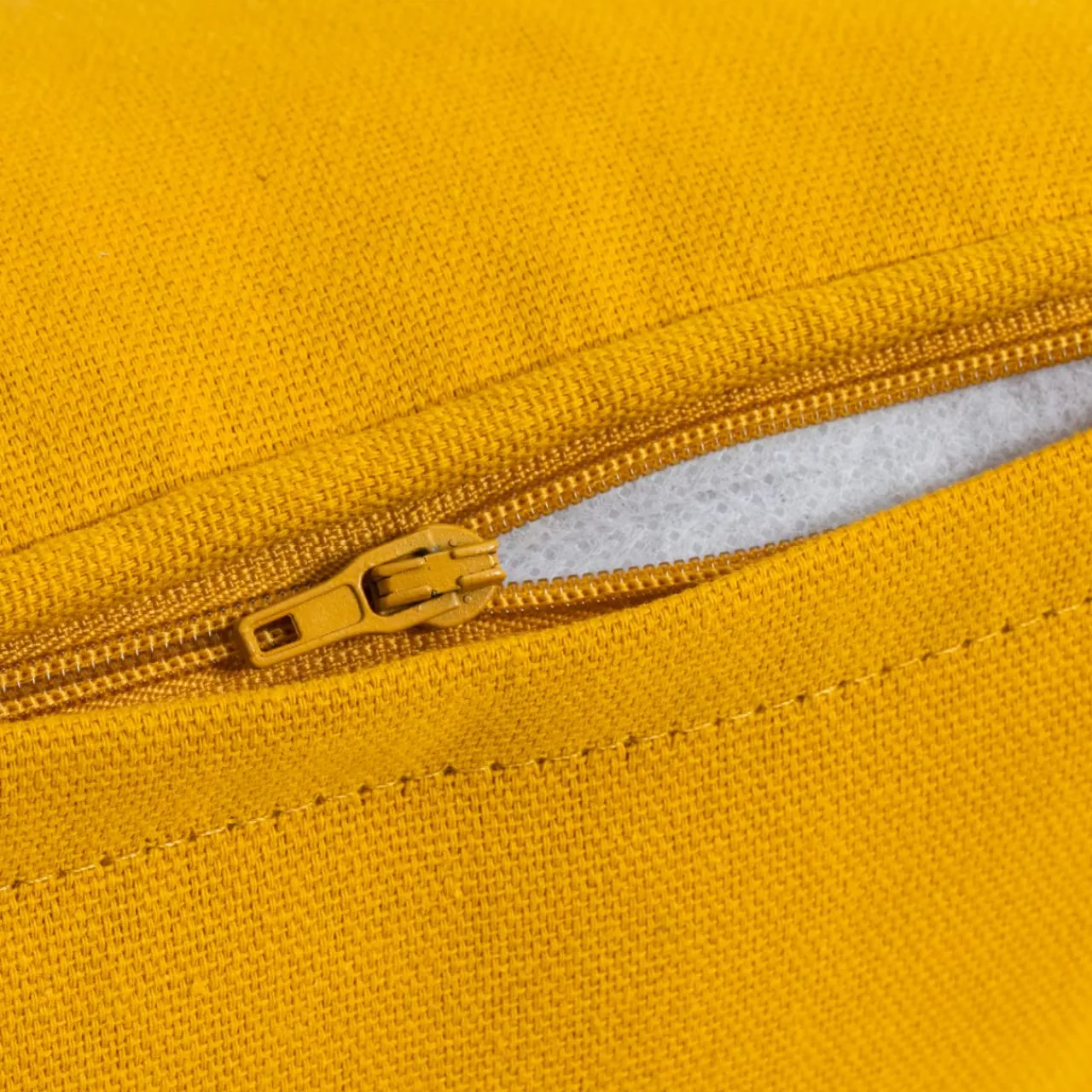 Coussin Et Housse|EMINZA Coussin carré coton (60 x 60 cm) Pixel Jaune moutarde