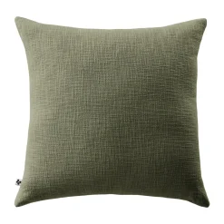Coussin Et Housse|L'EFFET PAPILLON Coussin carré coton (60 x 60 cm) Sixtine Vert romarin