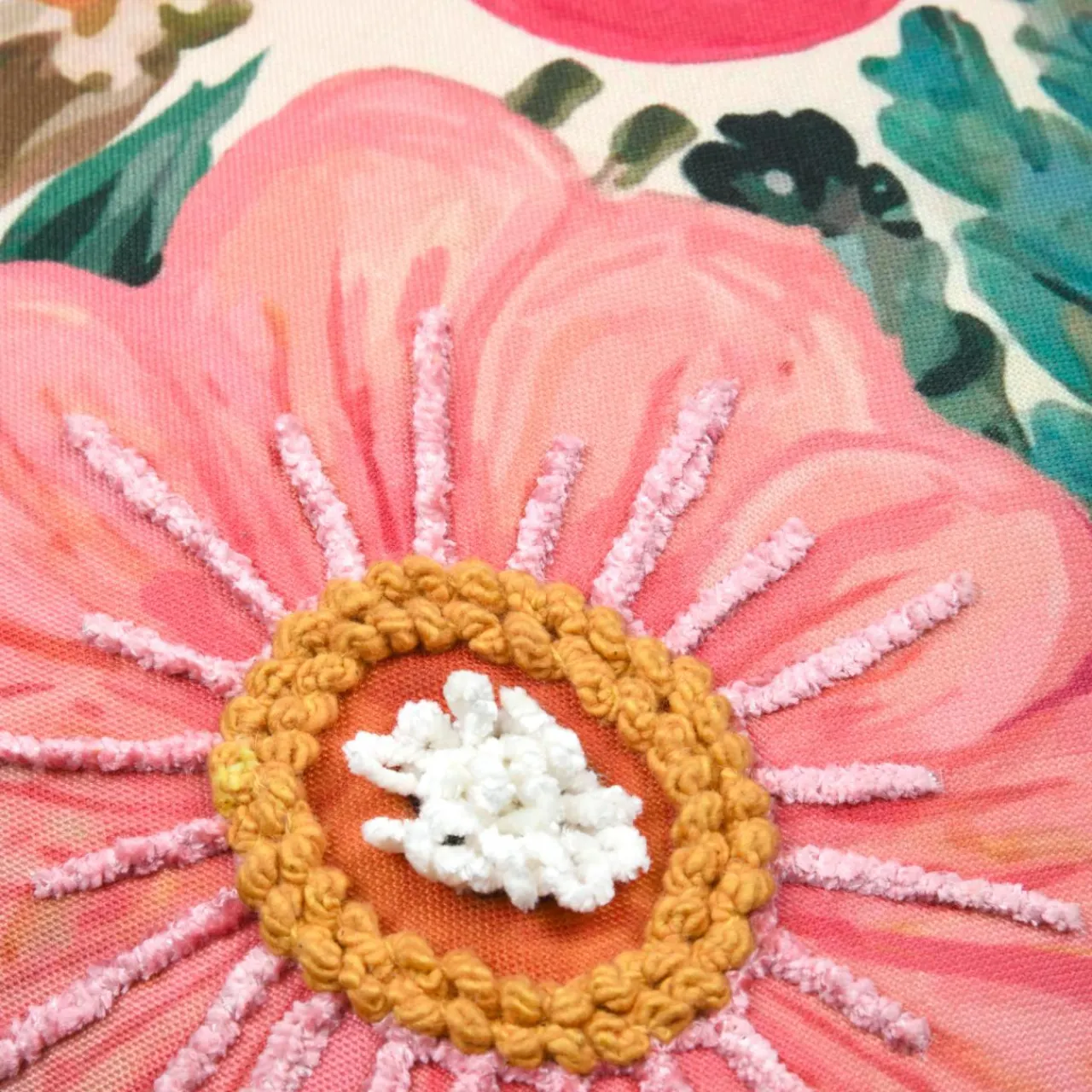 Coussin Et Housse|STOF Coussin carré coton (45 x 45 cm) Betty Multicolore