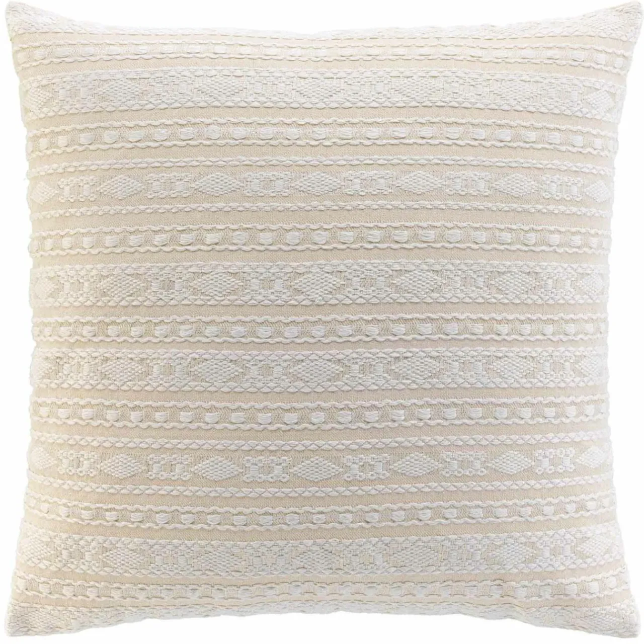 Coussin Et Housse|douceur d'intu017drieur Coussin carré coton tissé (60 x 60 cm) Ilies Beige